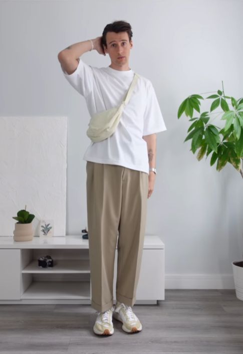 鞋”潮流的选择这些搭配是很好的模板新利体育luck18“西裤+运动(图2)